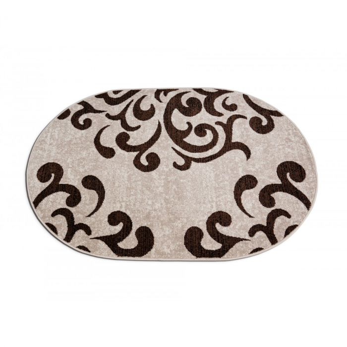 Covor Modern, Cappuccino 16028, Oval, Bej / Maro, Diverse Dimensiuni [4]
