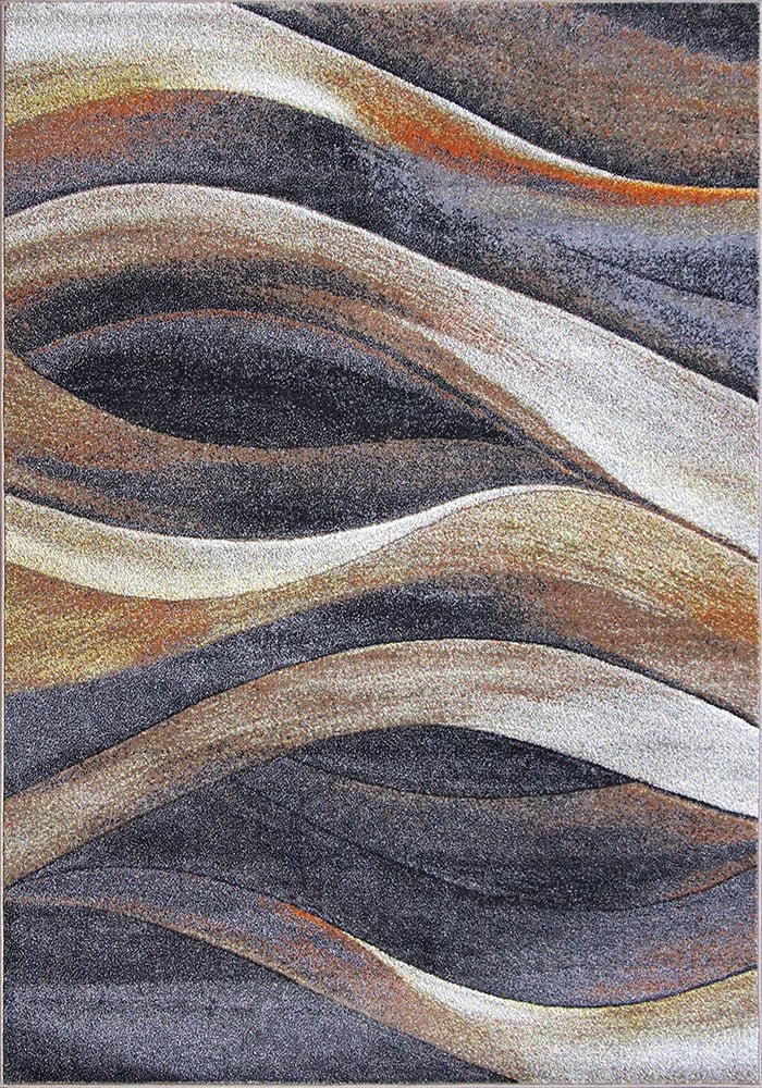 Covor Modern, Kolibri 11581, Gri/Maro, Diverse Dimensiuni, 2200 gr/mp [1]