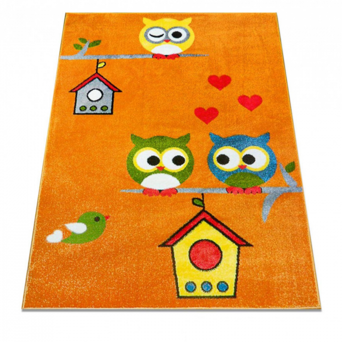 Covor Modern, Kolibri 11205-160, Portocaliu, Diverse Dimensiuni, 2200 gr/mp [2]