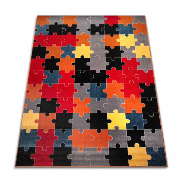 Covor Modern, Kolibri Puzzle, 11360, Multicolor, 160x230 cm, 2200 gr/mp [3]