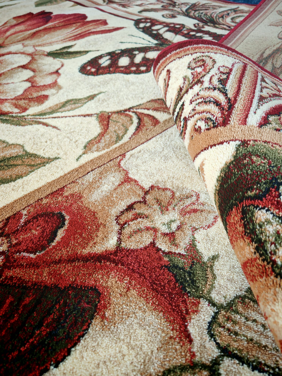 Covor Modern, Lotos 15004, Crem/Grena, Diverse Dimensiuni [9]