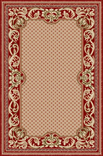Covor Clasic, Lotos 1568, Rosu, 200x300 cm, 1800 gr/mp [1]
