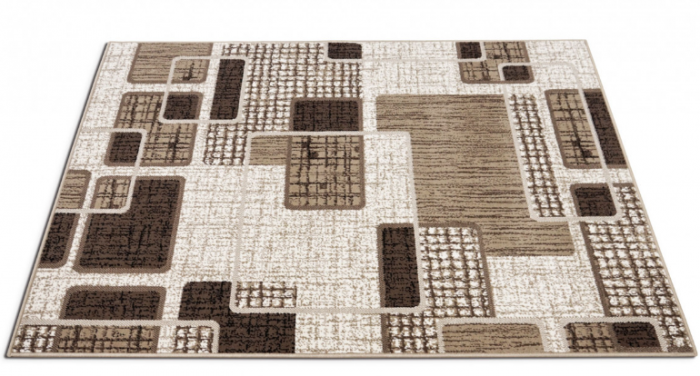 Covor Modern, Luna 1801, Bej/Maro, Diverse Dimensiuni, 1300 gr/mp [4]