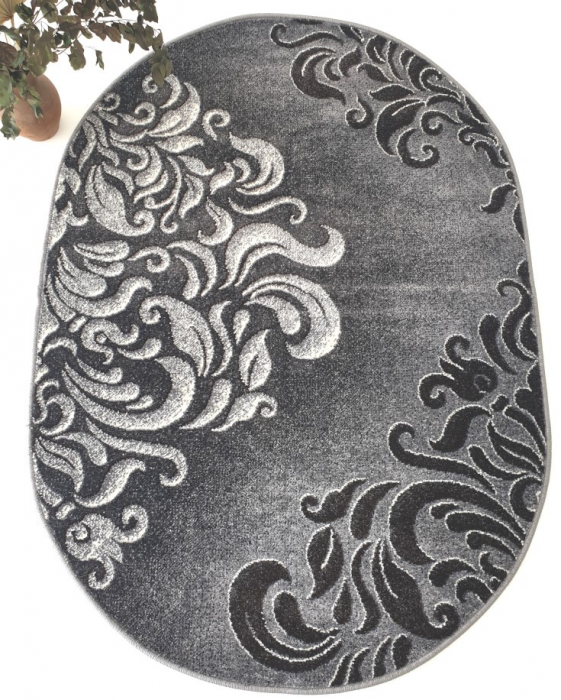 Covor Modern, Mira 24031, Gri, Oval, Diverse Dimensiuni [4]