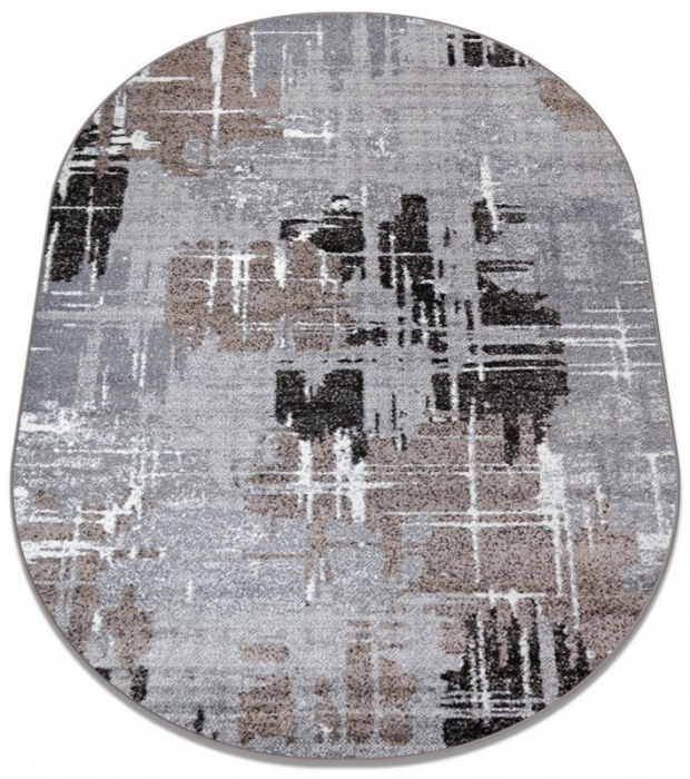 Covor Modern, Mira 24037, Bej / Gri, Oval, Diverse Dimensiuni [2]