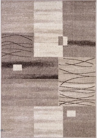 Covor Modern, Mira 24120, Bej/Maro, Dreptunghiular, Diverse Dimensiuni [4]