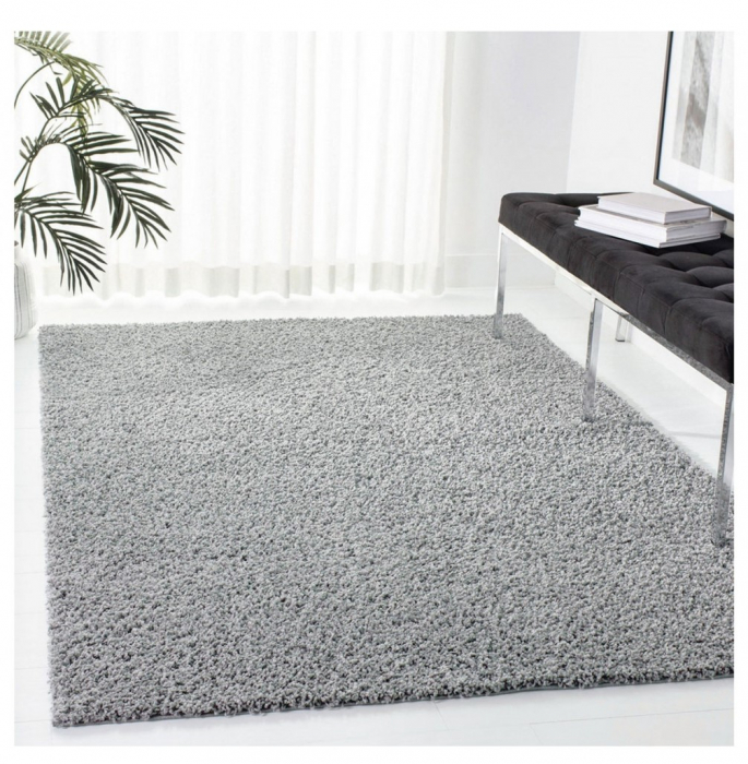 Covor Modern, Shaggy De Luxe 8000-90, Gri, 80x150, 1900 gr/mp [2]