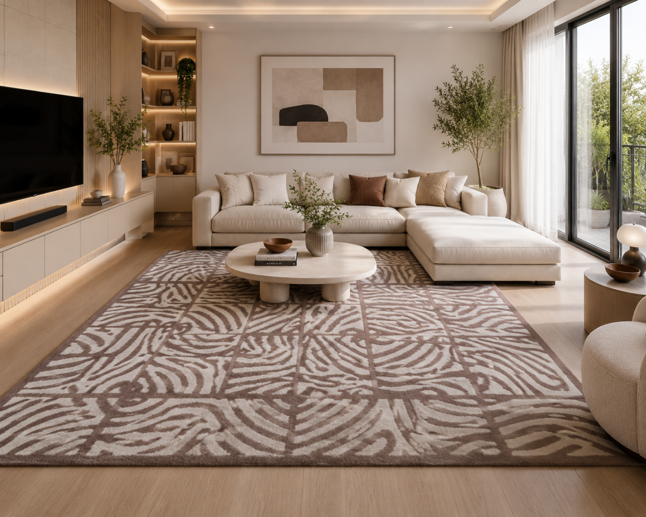 Covor Modern Sofia 41006, Gri / Maro, 120x170 cm [3]