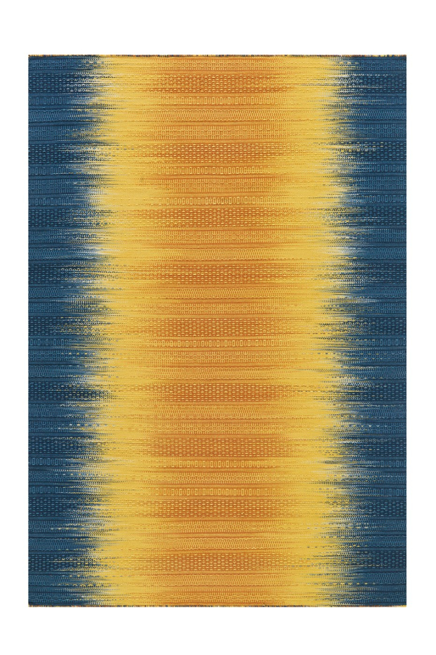 Covor Modern Sunset 8070,Galben/Bleu, Inaltime fir 6 mm [2]