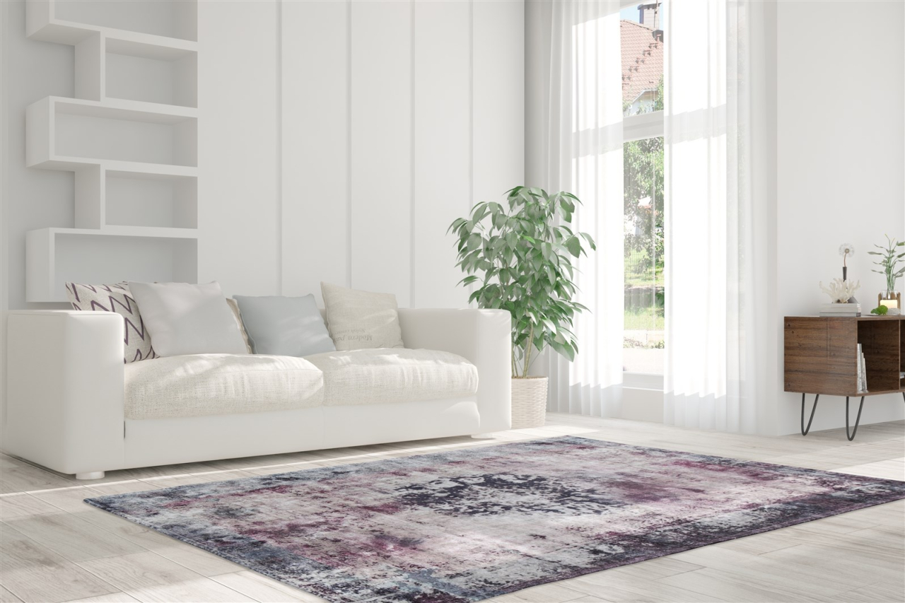 Covor Modern Vintage 8403, Antracit , Inaltime fir 8 mm [2]