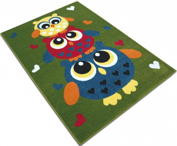 Covor Pentru Copii, Kolibri 11207-130, Verde, Diverse Dimensiuni, 2200 gr/mp [4]