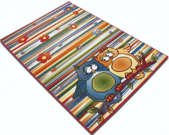 Covor Pentru Copii, Kolibri Bufnite, 11182-140, Multicolor, Diverse Dimensiuni, 2200 gr/mp [3]