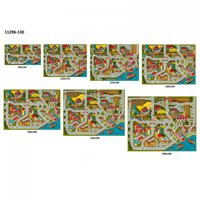 Covor Pentru Copii, Kolibri Drumulete 11296, Diverse Dimensiuni, 2200 gr/mp [6]