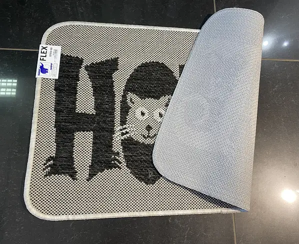 Covor Pentru Usa Intrare, Flex 19502, Antiderapant,  Gri, 50x80 cm [3]