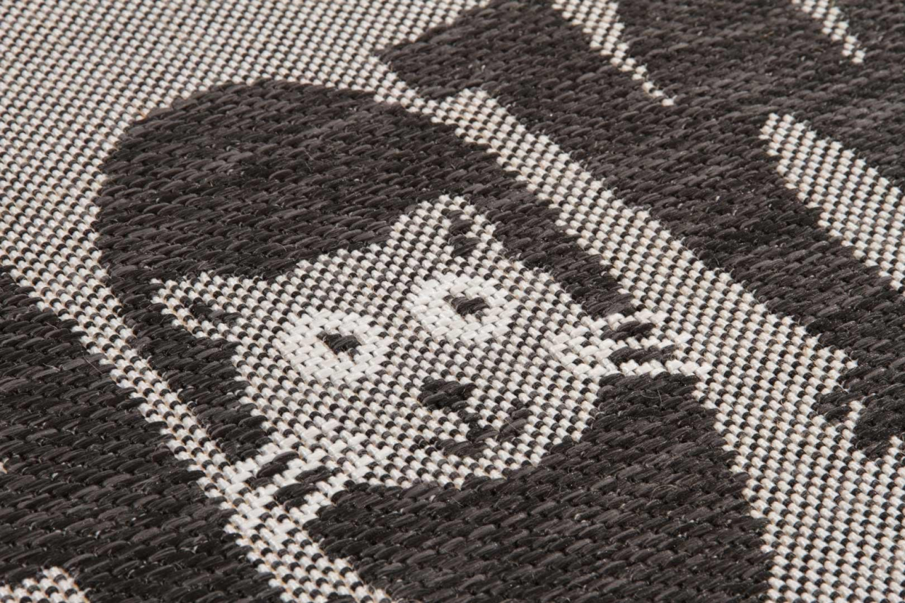 Covor Pentru Usa Intrare, Flex 19502, Antiderapant,  Gri, 50x80 cm [2]