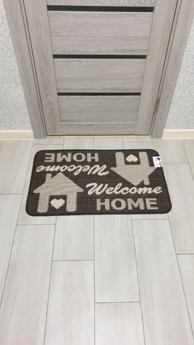 Covor Pentru Usa Intrare, Flex 19504-91, Antiderapant, Maro, 50x80 cm [2]