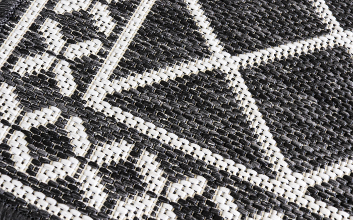 Covor Pentru Usa Intrare, Flex 19640, Antiderapant, Negru / Gri, 50x80 cm [3]