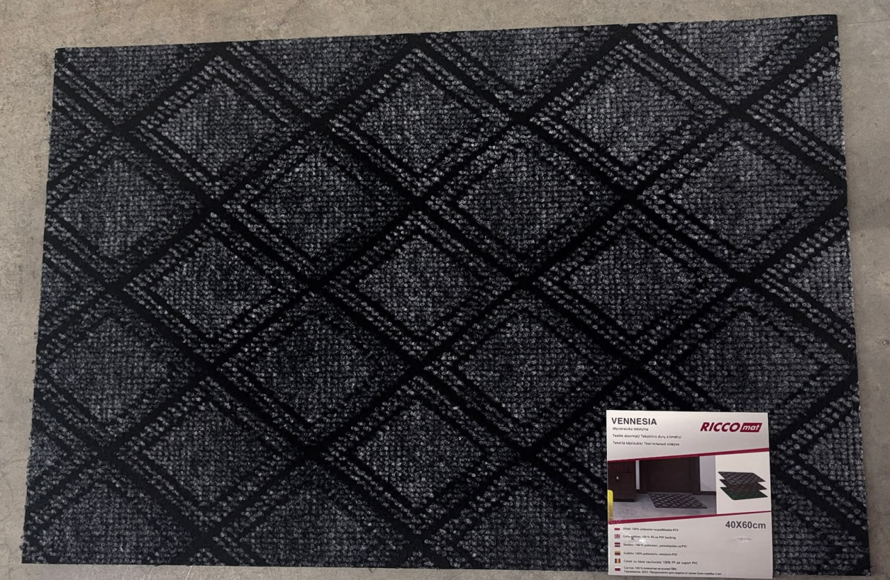 Covor Pentru Usa Intrare, Venessia 888/102 , Antiderapant, Gri, 40x60 cm [2]