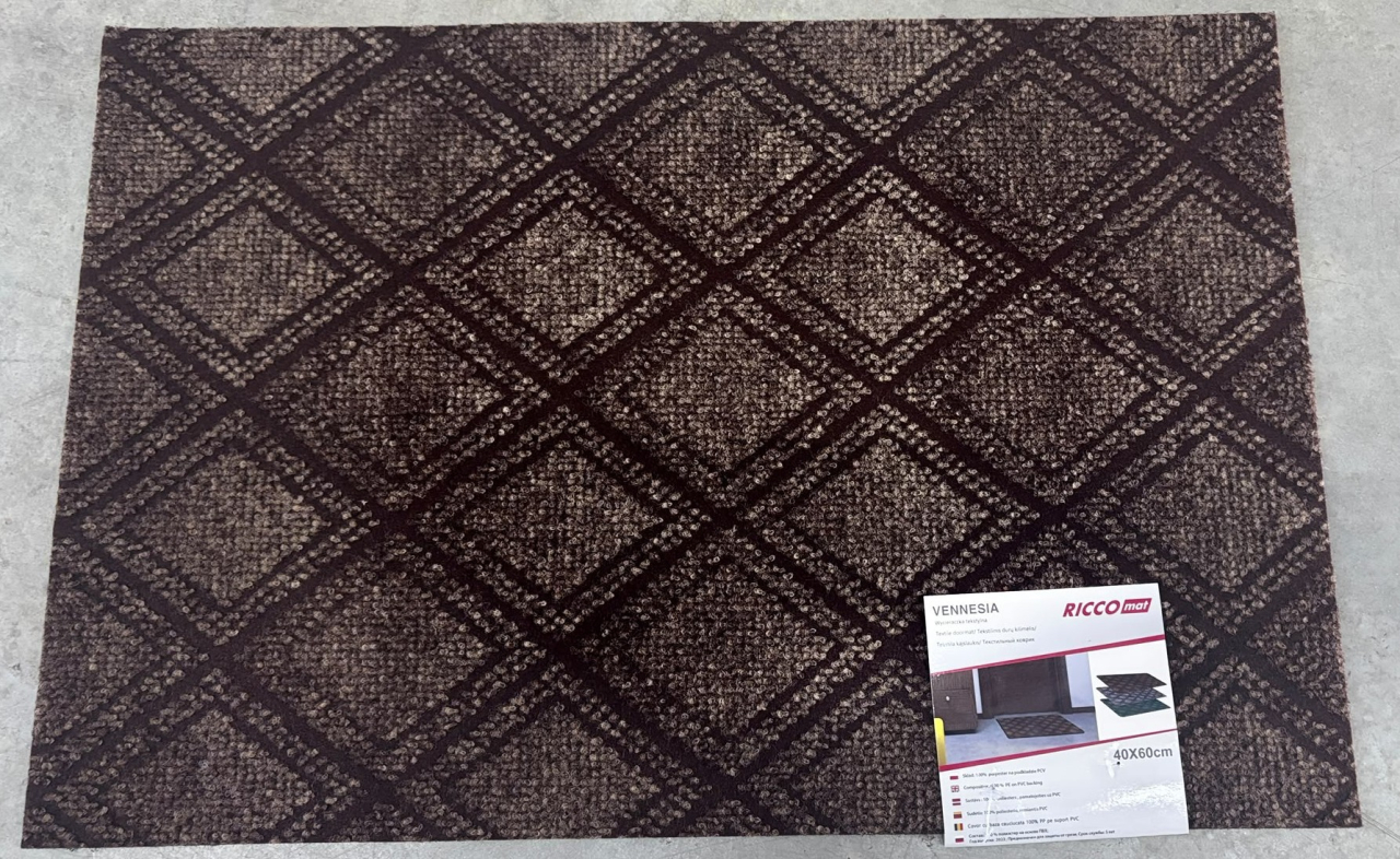 Covor Pentru Usa Intrare, Venessia 888/103 , Antiderapant, Maro, 40x60 cm [2]