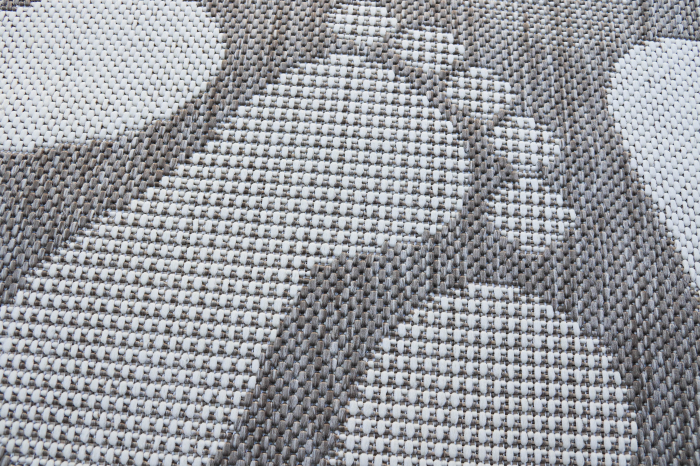 Covor Pentru Usa Intrare, Flex 19614-111, Antiderapant, Maro/Bej, Oval, 50x80 cm [3]