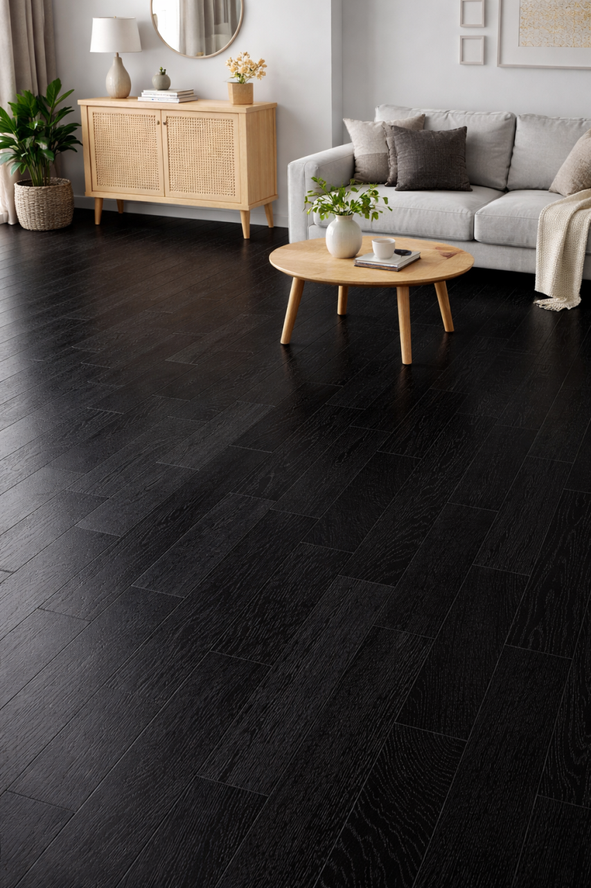 Linoleum Model Dalton 9126 , Latime 200 cm, Negru [2]