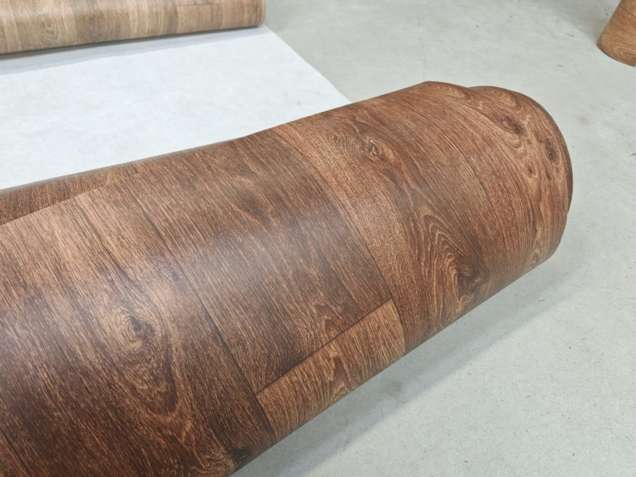 Linoleum PVC, Country Dark Confort, Maro, Latime 2.5 m, Imitatie Parchet, Suport Pâslă [8]