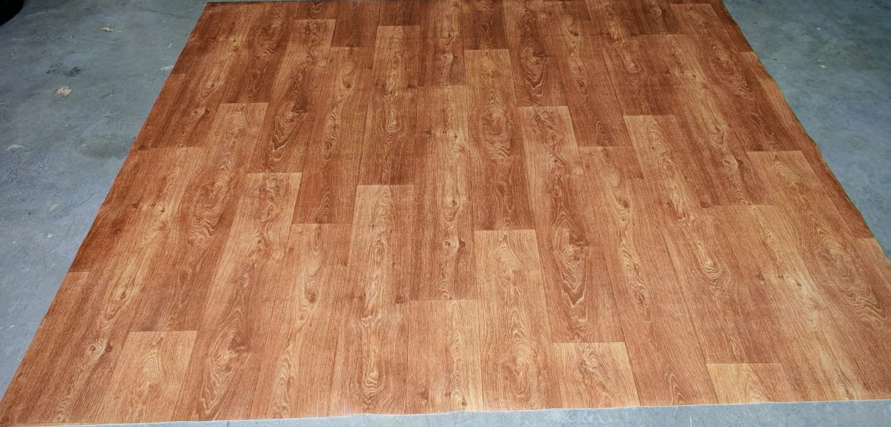 Linoleum PVC, Country Light Confort, Maro Deschis, Latime 2.5 m, Imitatie Parchet, Suport Pâslă [3]