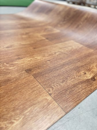 Linoleum PVC, Country Light Confort, Maro Deschis, Latime 2 m, Imitatie Parchet, Suport Pâslă [2]