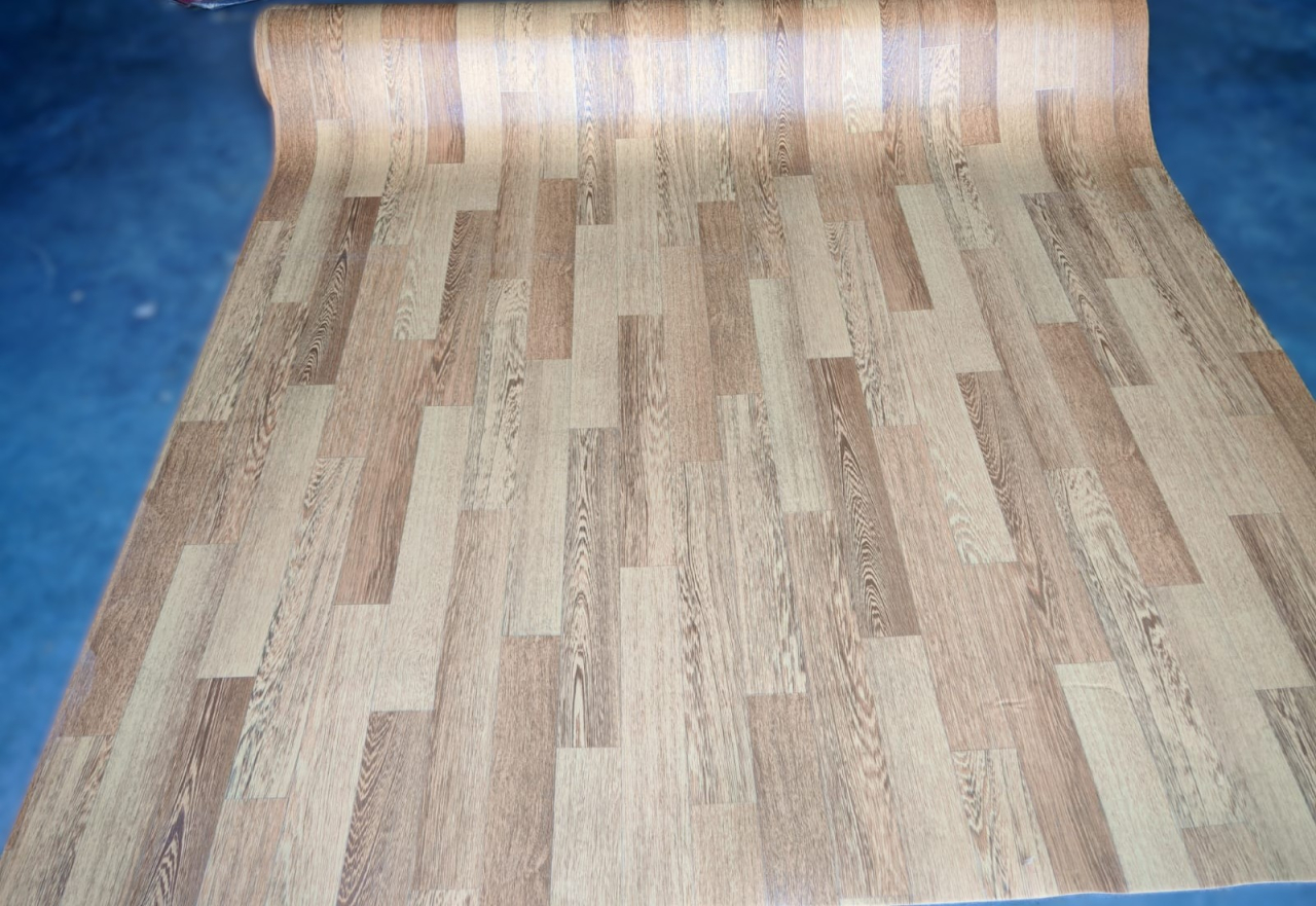 Linoleum PVC, Plank 056-4 Confort, Maro, Latime 2.5 m, Suport Pâslă [3]