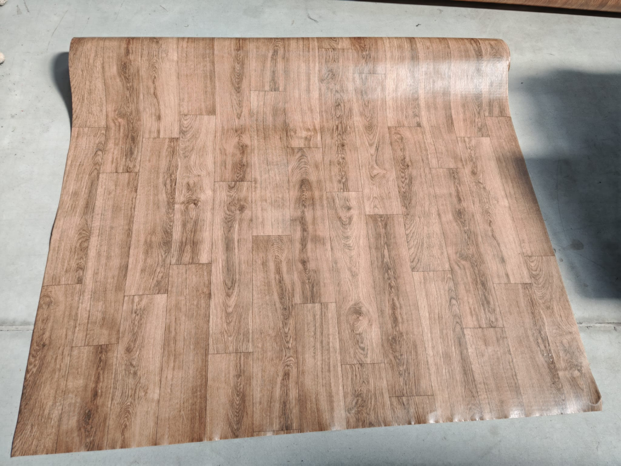 Linoleum PVC, Plank 067 Confort, Maro, Latime 2 m, Imitatie Parchet, Suport Pâslă [2]