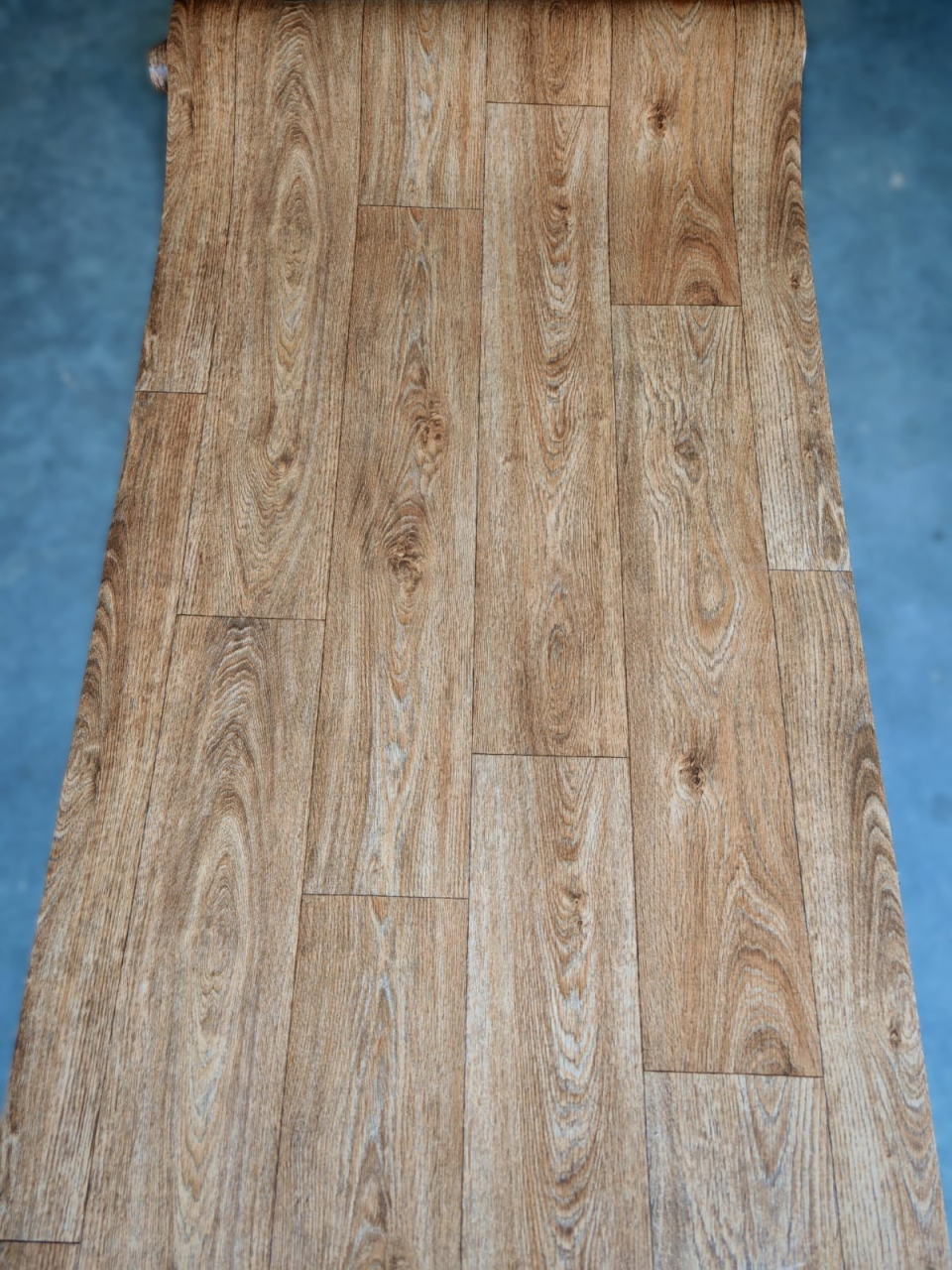 Linoleum PVC, Plank 082-2 Confort, Maro, Latime 3 m, Imitatie Parchet, Suport Pâslă [2]