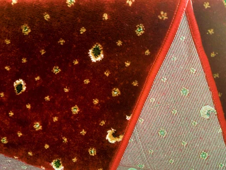 Mocheta Lotos 578-210, Rosu Bordeaux , Latime 400 cm, Diverse Lungimi [12]