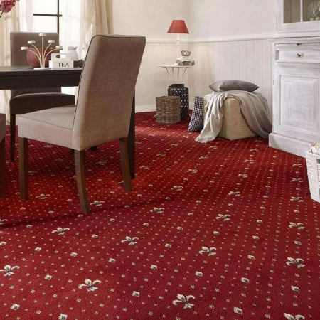 Mocheta Lotos 578-210, Rosu Bordeaux , Latime 400 cm, Diverse Lungimi [6]