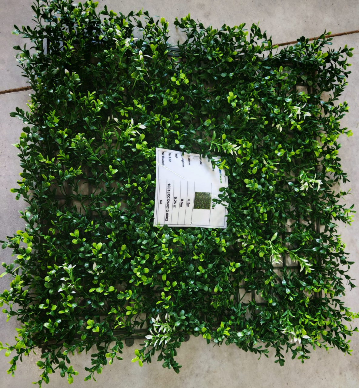 Panou Decorativ Verde Artificial A019 , 50x50 cm [2]