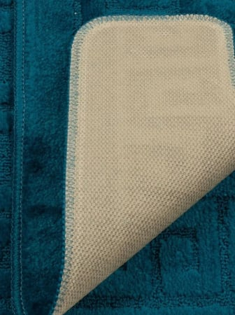 Set 2 Covorase Baie, Antiderapante, Ethnic Turcoaz [4]