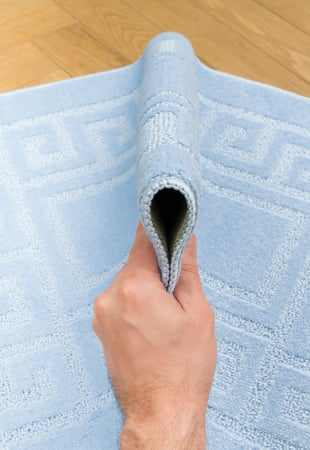 Set 2 Covorase Baie, Antiderapante, Ethnic Baby Blue [4]