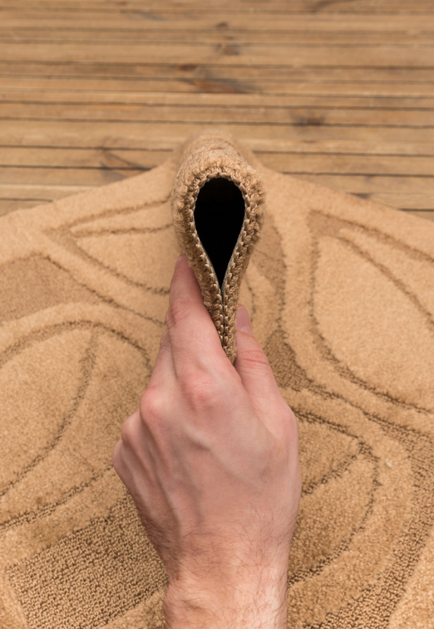 Set 2 Covorase Baie, Antiderapante, Flora Bej Deschis [5]