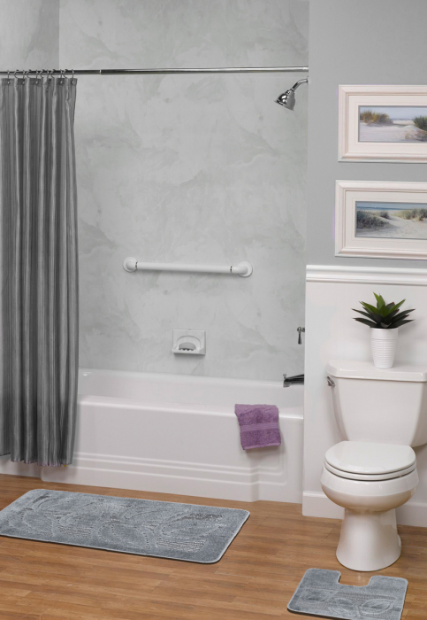 Set 2 Covorase Baie, Antiderapante, Flora Platinum [2]