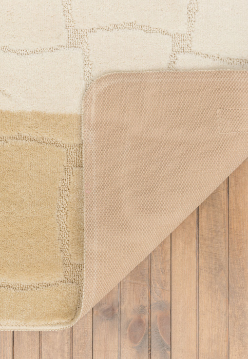 Set 2 Covorase Baie, Antiderapante, Sariyer Beige [7]