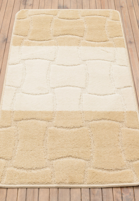 Set 2 Covorase Baie, Antiderapante, Sariyer Beige [5]