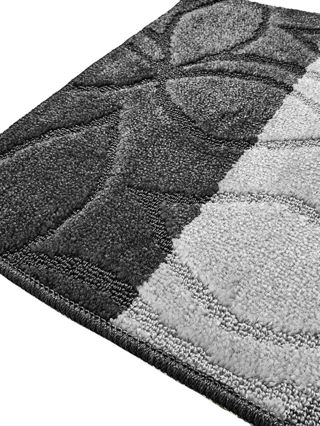 Set 2 Covorase Baie Erdek Negru, 60x100 cm, 50x60 cm [2]