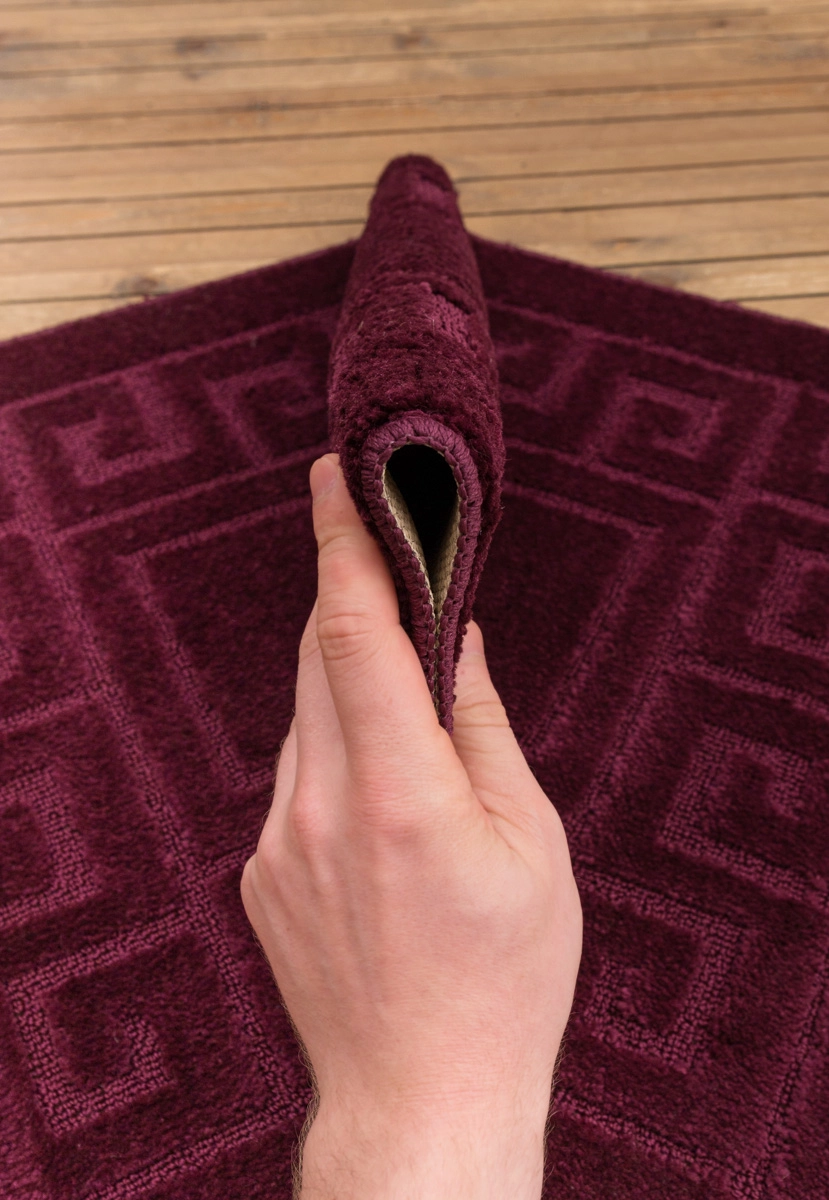 Set 2 Covorase Baie, Ethnic Aubergine, 50x80 cm, 40x50 cm [4]