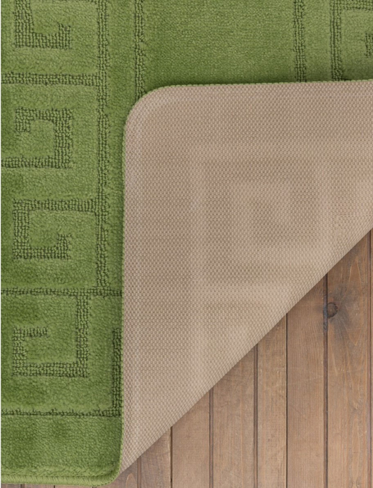 Set 2 Covorase Baie, Antiderapante, Ethnic Green [6]