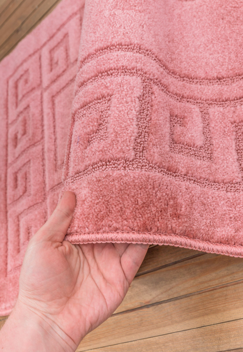Set 2 Covorase Baie Ethnic Dusty Rose, 50x80 cm, 40x50 cm [4]