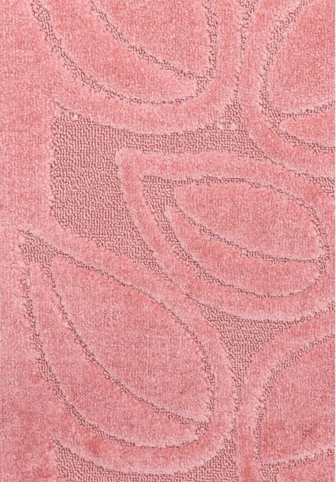 Set 2 Covorase Baie Flora Dusty Rose, 60x100 cm, 50x60 cm [2]