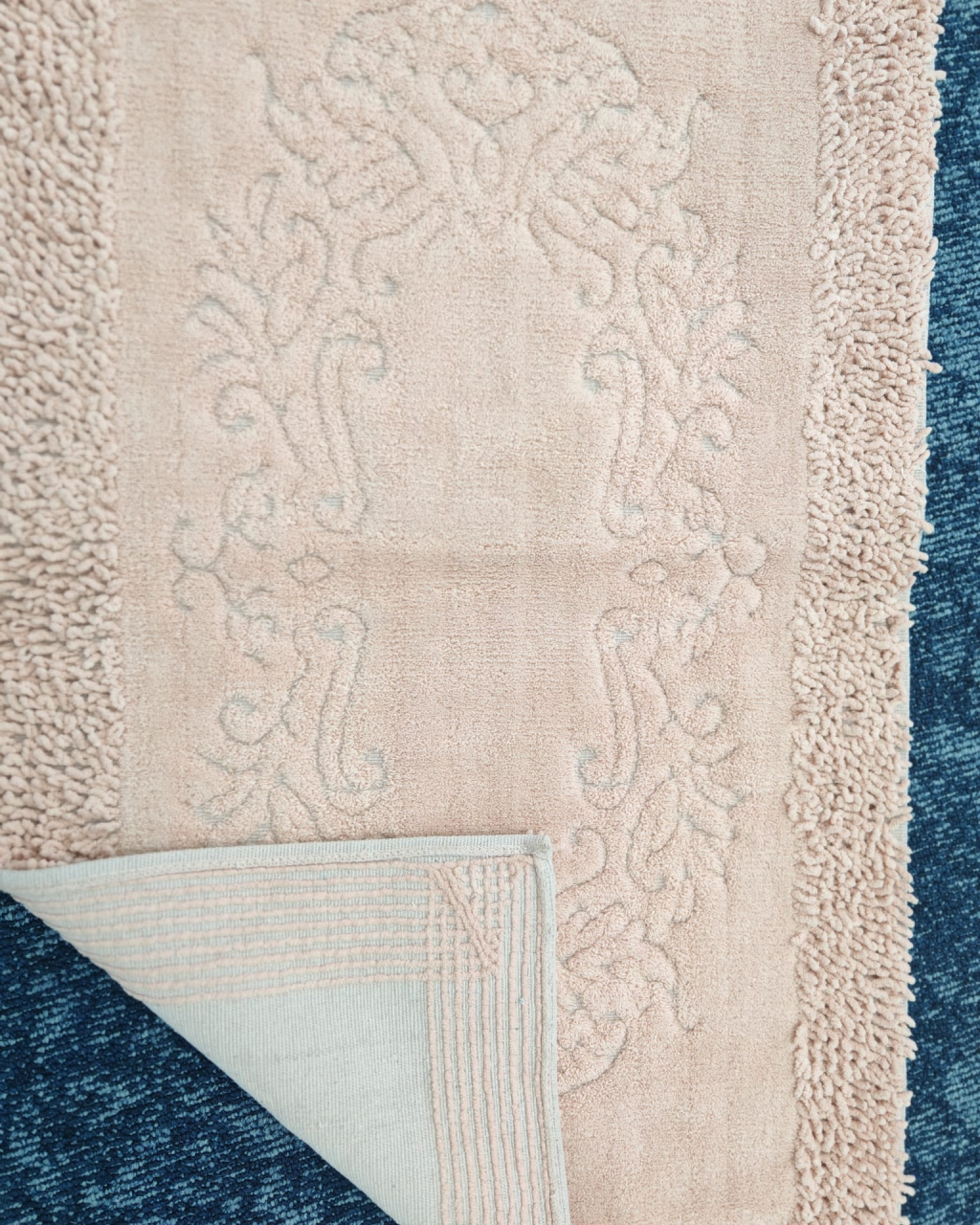 Set 2 Covorase Baie, Rombs 10 Roz, Covor 100% Bumbac, Dimensiunea 60x100 cm [4]
