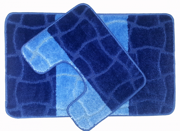 Set 2 covorase baie Sariyer Dark Blue, 50x80 cm, 40x50 cm [1]
