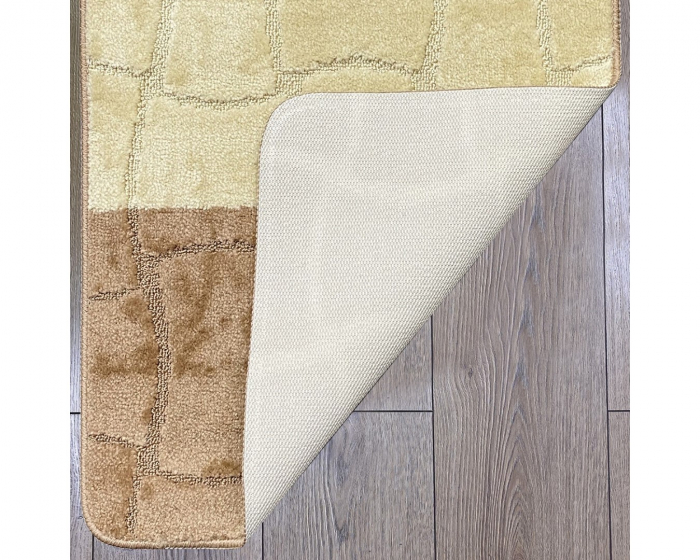 Set 2 Covorase Baie, Antiderapante, Sariyer Light Brown [4]