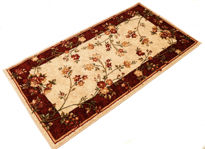 Set 3 Covoare Lotos 551-120, Crem / Rosu: 2 buc. 60x110 cm, 1 buc. 160x230 cm. [4]