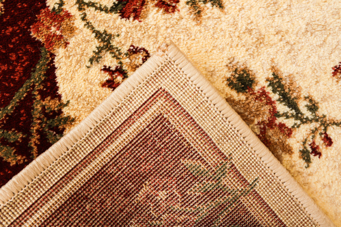 Set 3 Covoare Lotos 551-120, Crem / Rosu: 2 buc. 60x110 cm, 1 buc. 160x230 cm. [6]